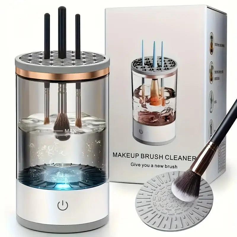 LIMPIADOR DE BROCHAS ELECTRICO , PARA MAQUILLAJE SHOPPEDI2