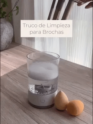 LIMPIADOR DE BROCHAS ELECTRICO , PARA MAQUILLAJE SHOPPEDI2